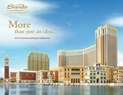 Thumbnail Las Vegas Sands Sustainability Report 2012