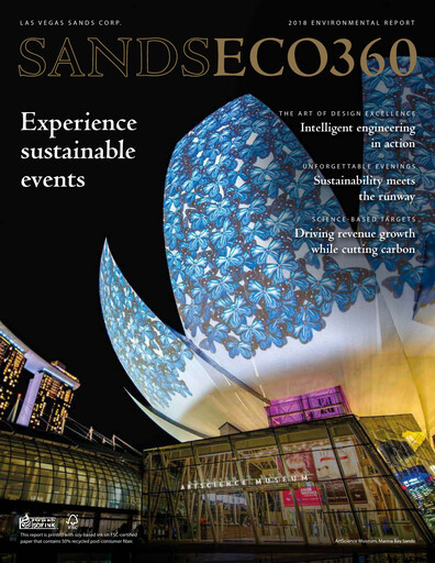 Thumbnail Las Vegas Sands Sustainability Report 2018