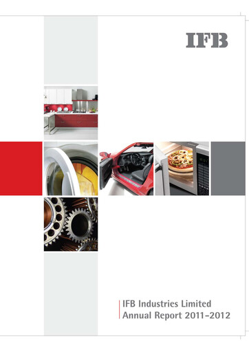 Thumbnail IFB Industries Annual Report 2011-2012