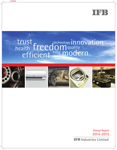 Thumbnail IFB Industries Annual Report 2014-2015