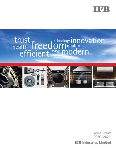 Thumbnail IFB Industries Annual Report 2020-2021