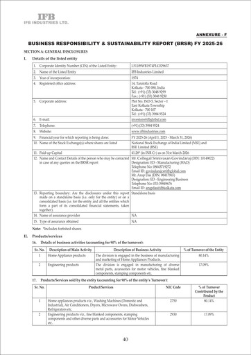 Miniature IFB Industries Rapport ESG 2025-2026