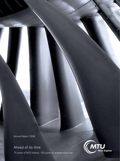 Thumbnail MTU Aero Engines
 Annual Report 2008