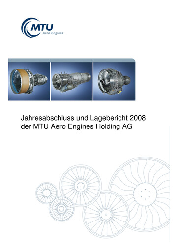 Thumbnail MTU Aero Engines
 Financial Statement 2008