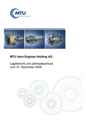 Thumbnail MTU Aero Engines
 Financial Statement 2009