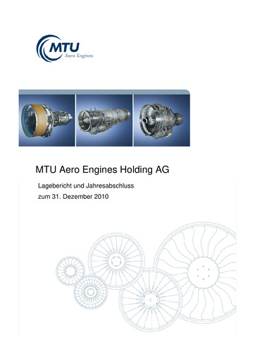 Thumbnail MTU Aero Engines
 Financial Statement 2010