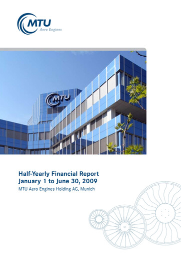 Thumbnail MTU Aero Engines
 Half-year Report 2009-h1