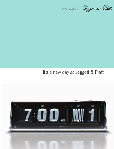 Thumbnail Leggett & Platt

 Annual Report 2007