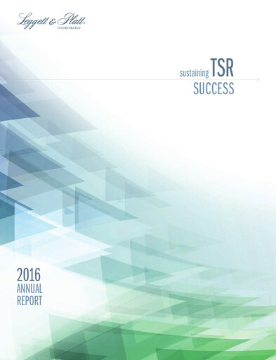 Thumbnail Leggett & Platt

 Annual Report 2016