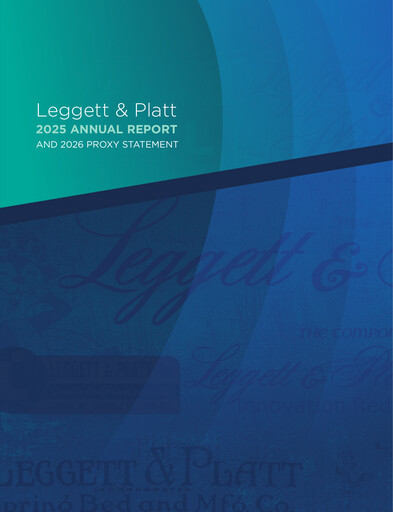 Thumbnail Leggett & Platt

 Annual Report 2025