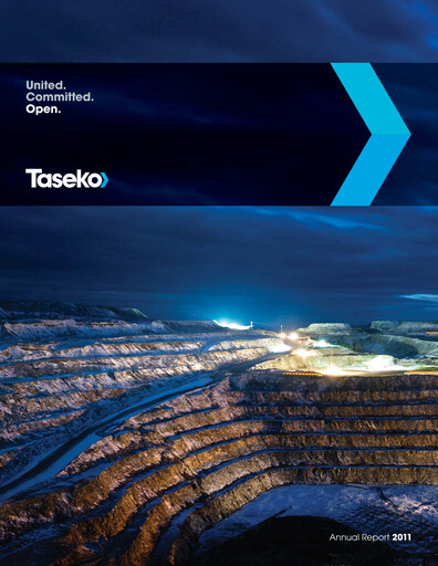 Thumbnail Taseko Mines
 Annual Report 2011