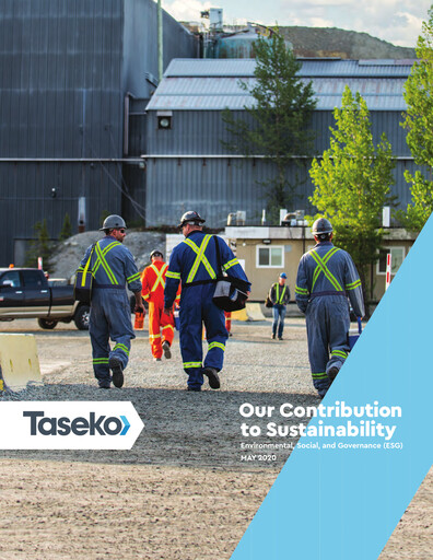Thumbnail Taseko Mines
 ESG Report 2019