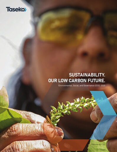 Thumbnail Taseko Mines
 ESG Report 2020