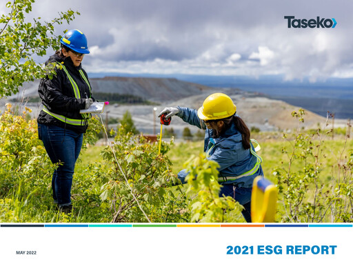 Thumbnail Taseko Mines
 ESG Report 2021