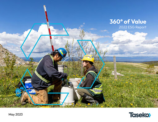 Thumbnail Taseko Mines
 ESG Report 2022