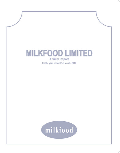 Miniature Milkfood Limited Rapport annuel 2016