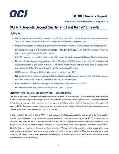 Thumbnail OCI Half-year Report 2018-h1