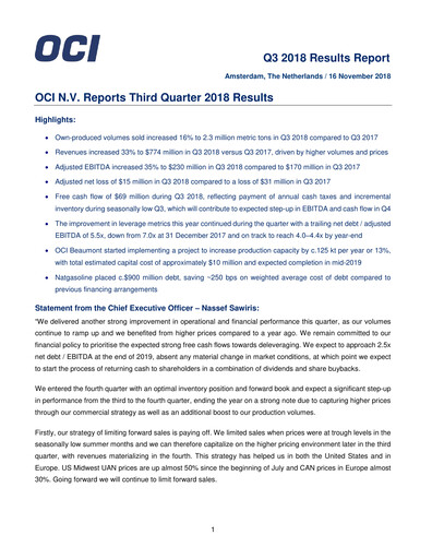 Miniature OCI Rapport trimestriel 2018-q3