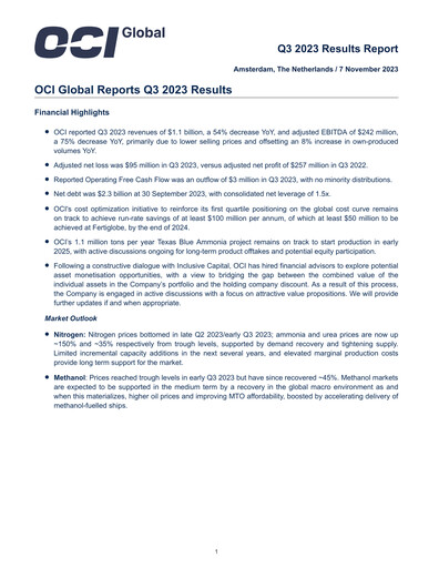 Miniature OCI Rapport trimestriel 2023-q3