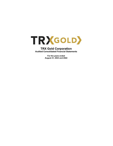 Thumbnail Tanzanian Gold Corporation Financial Statement 2023