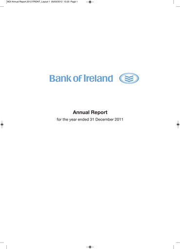 Thumbnail Bank of Ireland Group Annual Report 2011
