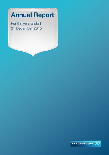 Thumbnail Bank of Ireland Group Annual Report 2015