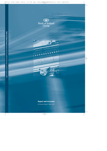 Thumbnail Bank of Ireland Group Annual Report fy2001