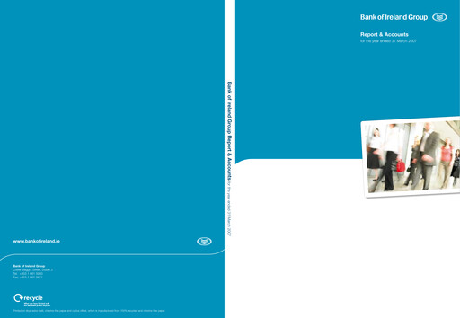 Thumbnail Bank of Ireland Group Annual Report fy2007