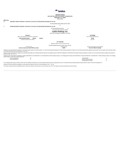 Thumbnail Leidos Quarterly Report 2023-q2