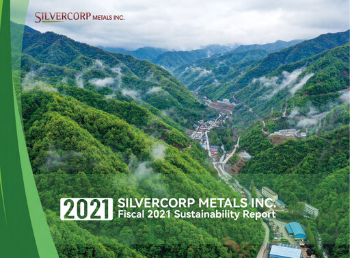 Thumbnail Silvercorp Metals
 Sustainability Report fy2021