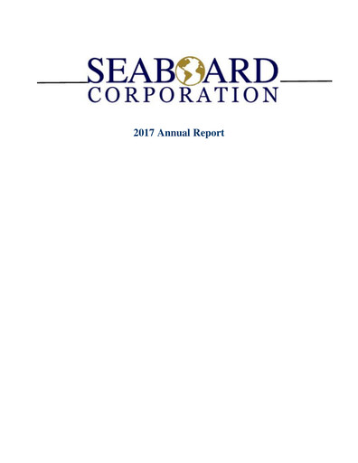 Miniature Seaboard Corporation Rapport annuel 2017