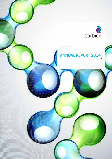 Thumbnail Corbion Annual Report 2014