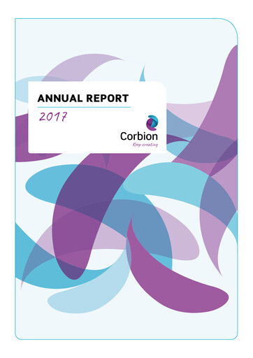 Thumbnail Corbion Annual Report 2017