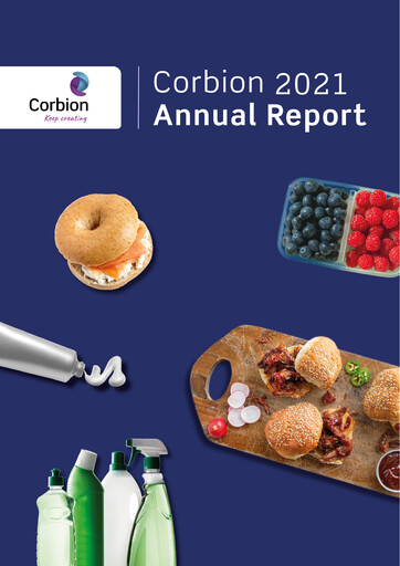 Thumbnail Corbion Annual Report 2021