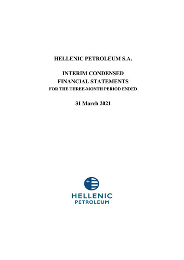 Thumbnail HELLENiQ ENERGY Financial Statement 2021-q1