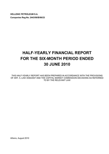 Thumbnail HELLENiQ ENERGY Half-year Report 2010-h1