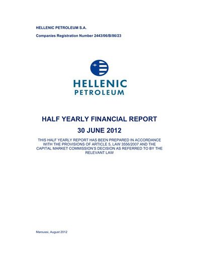 Thumbnail HELLENiQ ENERGY Half-year Report 2012-h1