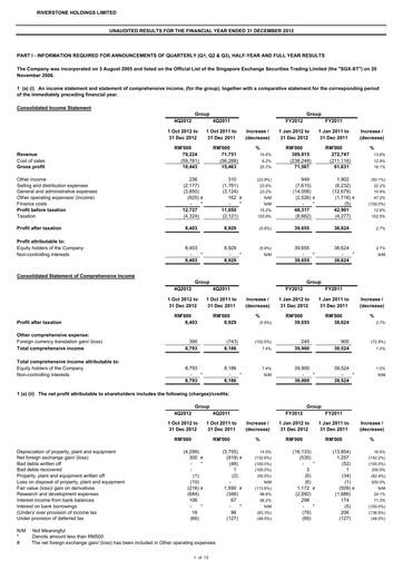 Thumbnail Riverstone Holdings Financial Statement 2012