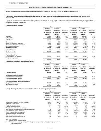 Thumbnail Riverstone Holdings Financial Statement 2014