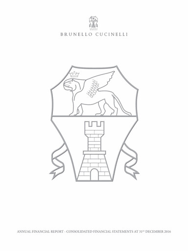 Miniature Brunello Cucinelli Rapport annuel 2016