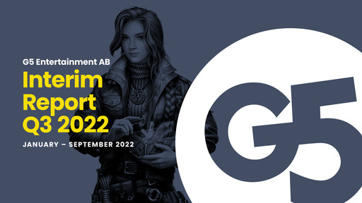 Thumbnail G5 Entertainment Quarterly Report 2022-q3