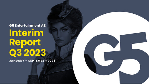 Thumbnail G5 Entertainment Quarterly Report 2023-q3