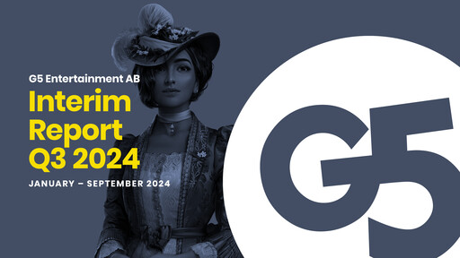 Thumbnail G5 Entertainment Quarterly Report 2024-q3