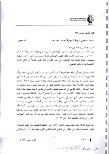 Thumbnail Sustained Infrastructure Holding Company (sisco) Annual Report 2010