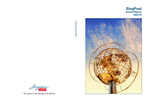 Miniature Singapore Post Rapport annuel 2002-2003