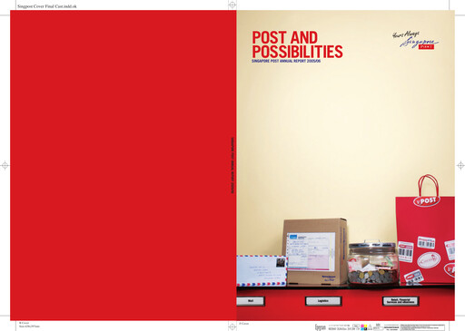 Miniature Singapore Post Rapport annuel 2005-2006