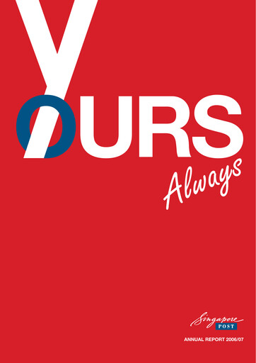 Miniature Singapore Post Rapport annuel 2006-2007