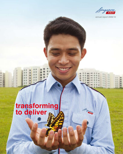 Miniature Singapore Post Rapport annuel 2009-2010