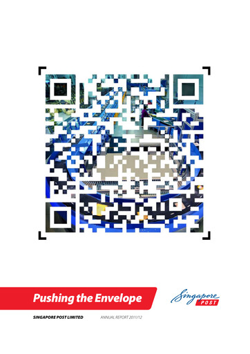 Miniature Singapore Post Rapport annuel 2011-2012