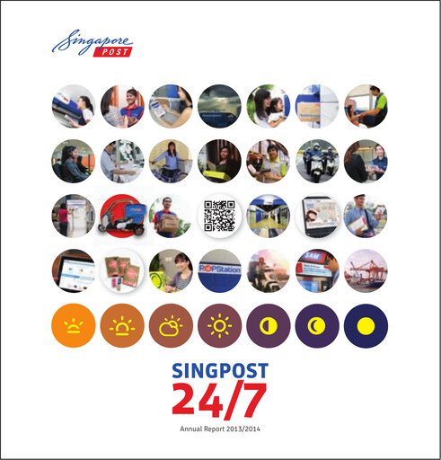 Miniature Singapore Post Rapport annuel 2013-2014